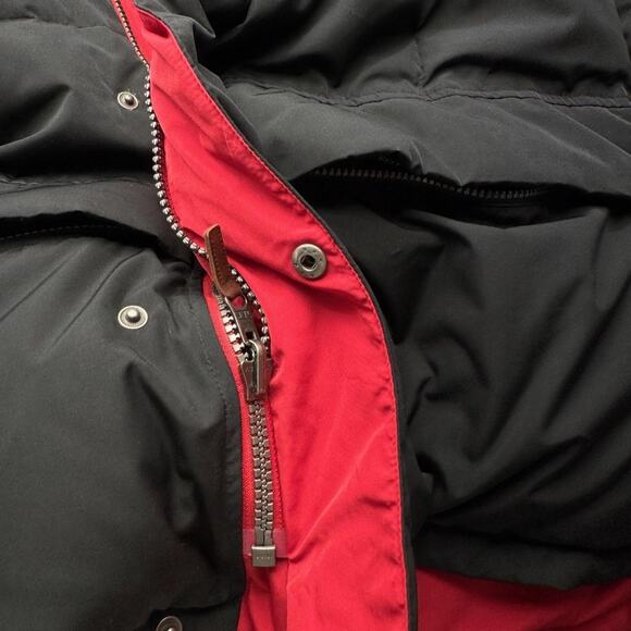 Polo Ralph Lauren Jacket Mens Large Black Red Down Reversible Puffer Winter Coat - Picture 13 of 16